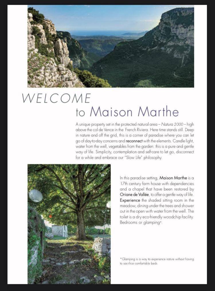 Maison Marthe - Maison Nomade Chic Coursegoules Luaran gambar